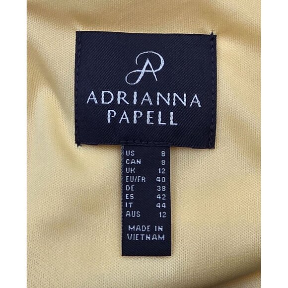 Women's - Adrianna Papell Crew Neck Bow Front Crepe Sheath Dress, Size 8 - Picture 5 of 9